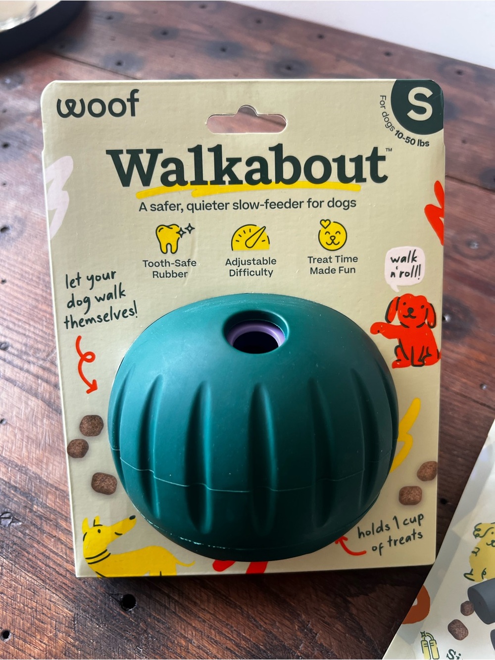 NWT - Woof - Walkabout Slow-Feeder Puzzle Toy & Puzzle Treats - Picture 3 of 7